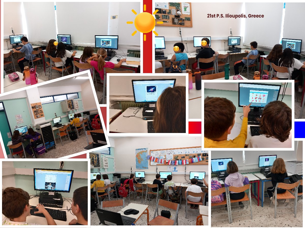 anthieflclasses's tweet photo. Yr 5 #EFL Ss of #21stprimaryschoolilioupolis working on self-introductions for our #etwinning partners. We used our favorite tool @WriteReaderApp ❤️ https://t.co/kkCUwXZIpg