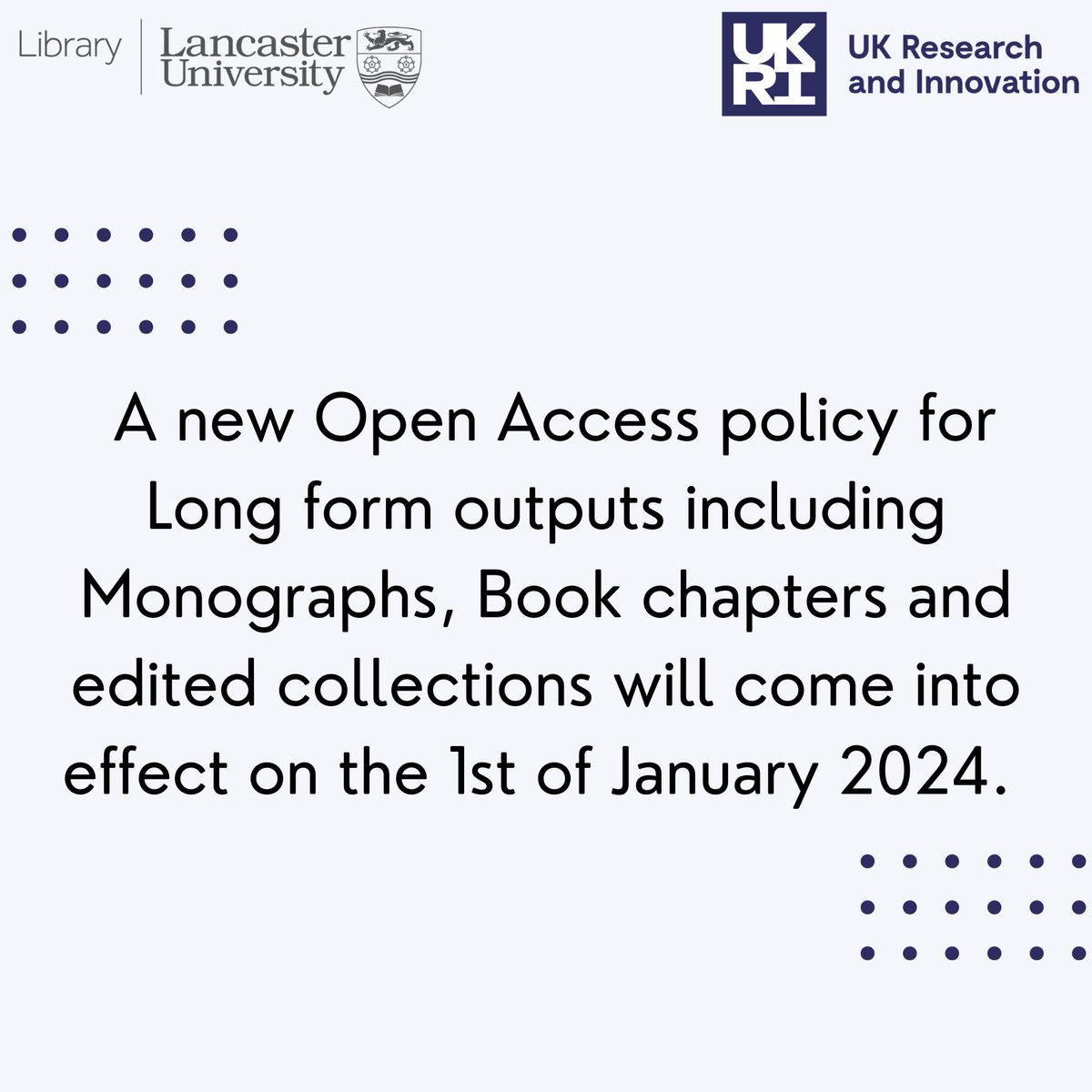 Lancaster University Library tweet media