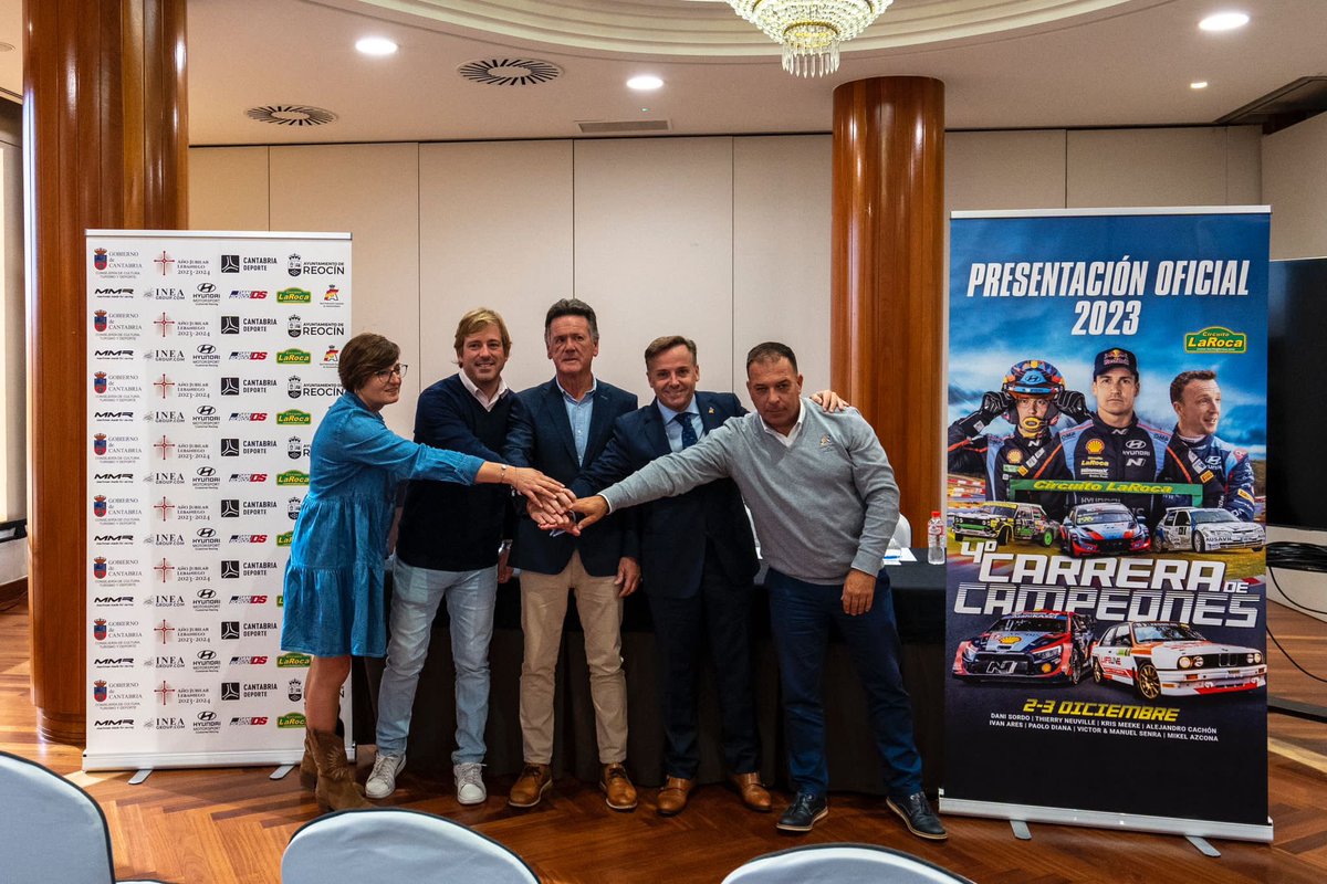 📸 Presentación oficial de la 4ª Carrera de Campeones Circuito LaRoca.

#Añojubilarlebaniego 
#Cantabriadeporte
@ayto_reocin
