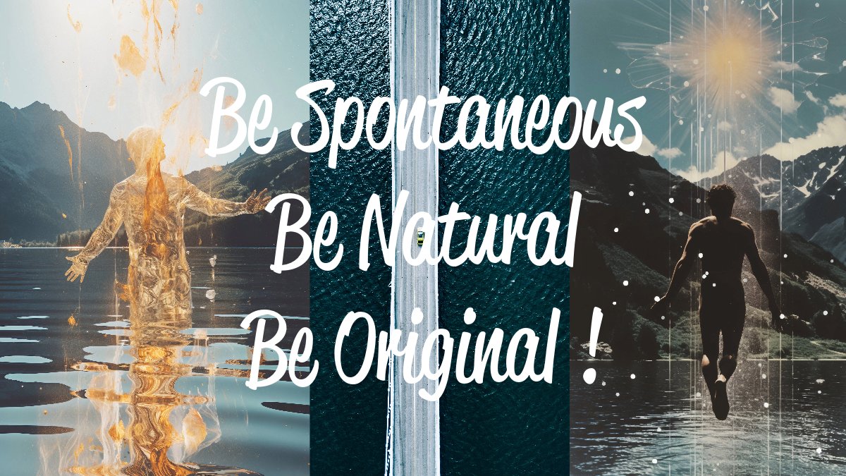 🌟 Embrace the Unscripted Moments! 🌈✨ There's magic in spontaneity, beauty in being natural, and authenticity in being original. 💫 Dive into the joy of the unexpected, dance to the rhythm of your own authenticity, and let your uniqueness shine. 🌟✨ #BeSpontaneous #BeNatural