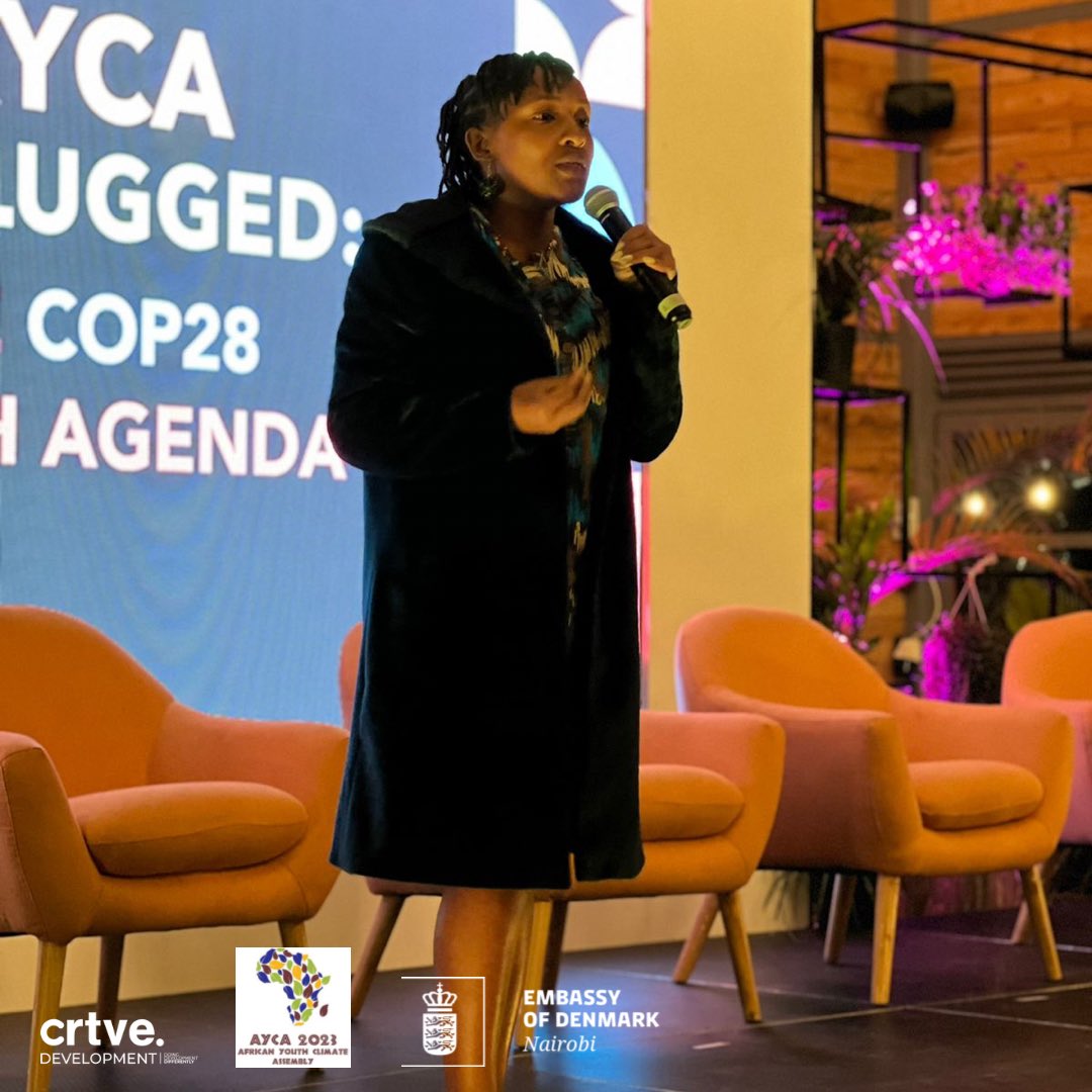 Impactful words from Elizabeth Wathuti @lizwathuti, Lead coordinator for AYCA “We are the ones that are shifting this narrative, we are the people driving change on our continent. It doesn’t matter how big or little your initiative is.” #AYCAUnplugged #RoadToCop28