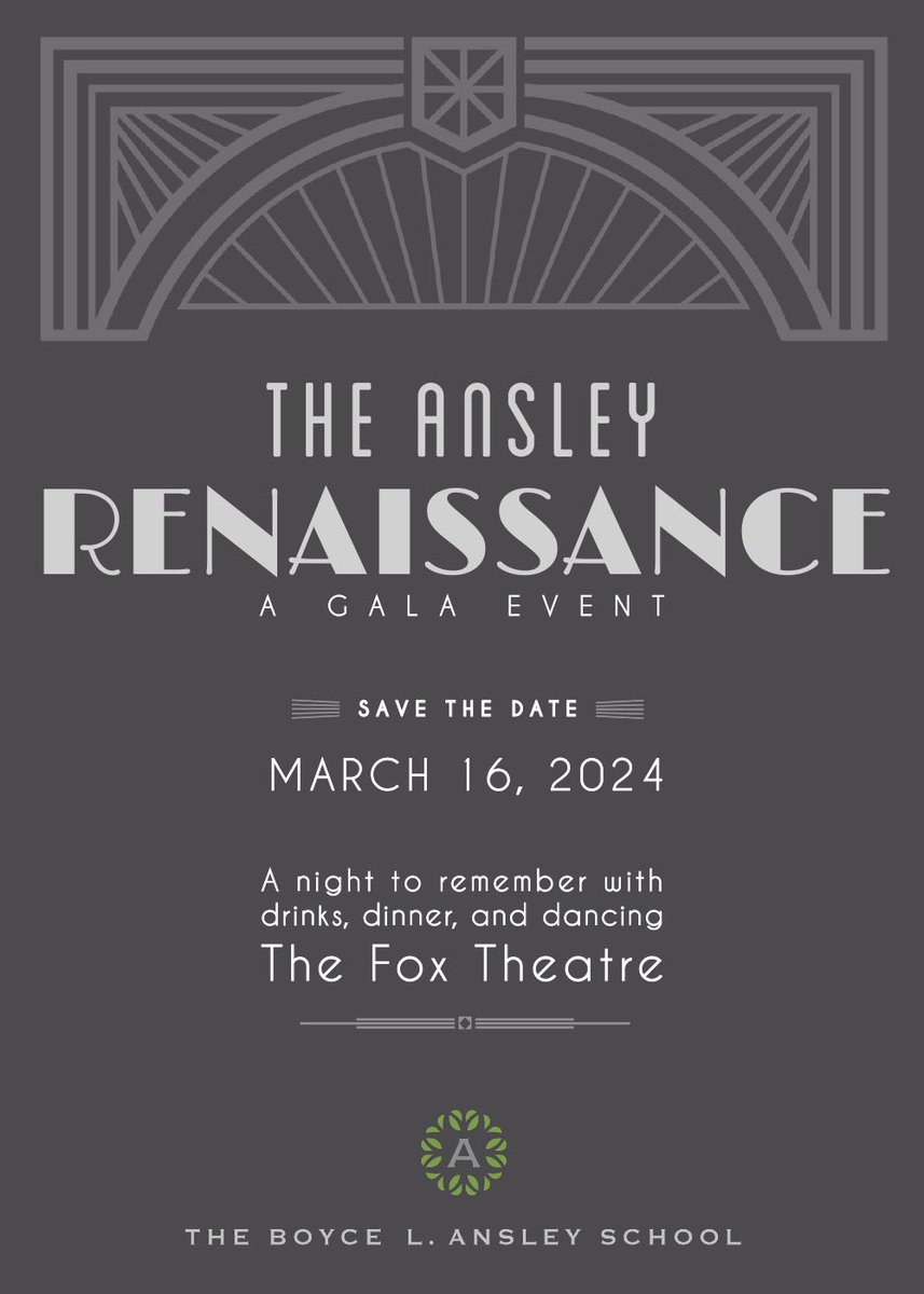An ask + Save the Date!!! <a href="/TheAnsleySchool/">The Boyce L. Ansley School</a>