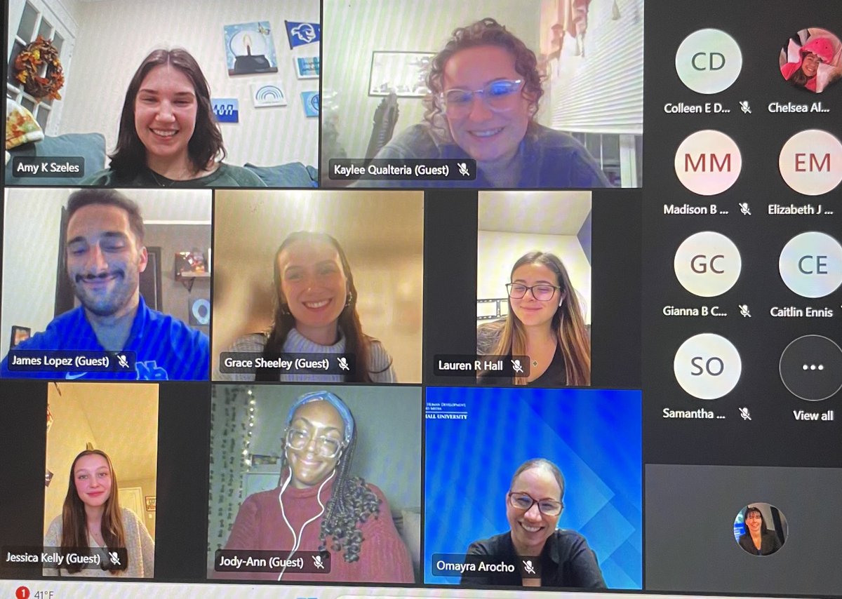 KDPSHU's tweet photo. KDP Xi Gamma is extremely grateful to our Pirate Alumni Teachers Jessica Kelly, James Lopez, Kaylie Qualteria, Jody-Ann Robinson, &amp; Grace Sheeley for sharing their experiences, advice, &amp; best practices with our Pre-Service Teacher Members! https://t.co/bMynkMKhRG