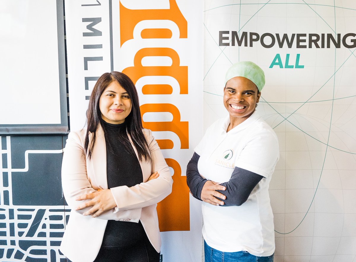 36degreesN's tweet photo. Peeking into the future of healthcare at 1 Million Cups ☕ ✨We had exciting presentations by Zaakirah Muhammad of Sanicle, revolutionizing menstrual health with AI, and Sucheshna Patil of MobilityZ Health, bridging the gap in orthopedic care through virtual solutions 🌐 https://t.co/LLi3WLLVZQ