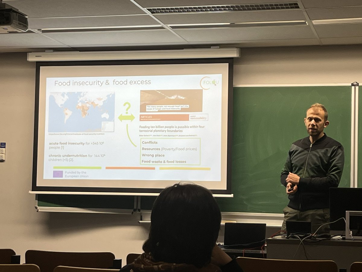 Erik Meers (@erik_meers) on Twitter photo We’ve started a new community series of interactive events - we call them RESOURCEFUL EVENINGS. This evening talking about food waste and food loss. Here we have Prof. Wouter Maes of <a href="/ResearchUGent/">Ghent University Research</a> talking about primary production food loss and the folou.eu project We’ve started a new community series of interactive events - we call them RESOURCEFUL EVENINGS. This evening talking about food waste and food loss. Here we have Prof. Wouter Maes of <a href="/ResearchUGent/">Ghent University Research</a> talking about primary production food loss and the folou.eu project