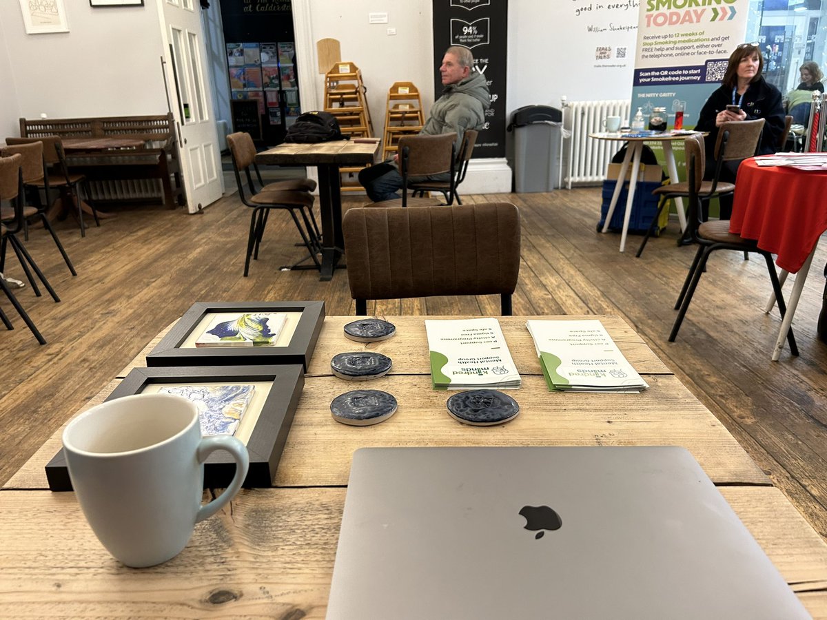 View from my ‘market stall’ at Manalive! An event organised by Childwall and Wavertree PCN to target men’s health.