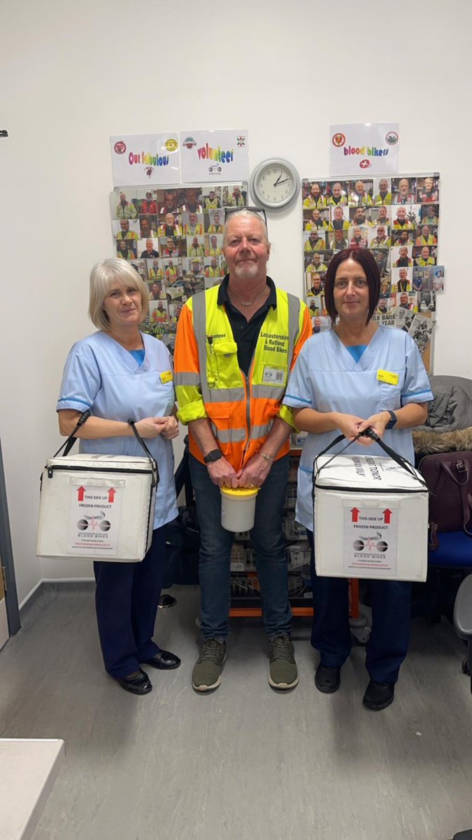 Udderly ridiculous! Today marks our 🥛100th milk run🥛for @BhamWomens  Milk Bank! Whilst we are called 'blood bikers', we also support premature babies by collecting milk & transporting it to Bham for neo-natal units. Shout out to Gayle, Marina & Vic... we think you're legendairy