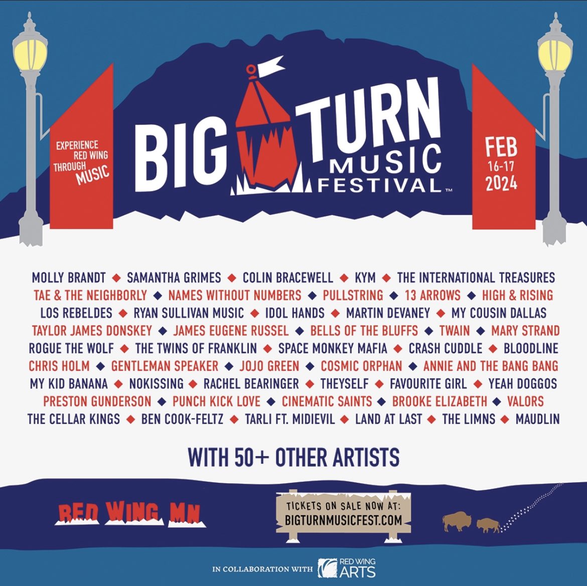 pullstringband's tweet photo. Announcement: We’re a part of the @BigTurnRedWing 2024 music festival lineup in Red Wing, MN! 🎉🎉
Find tickets + more info at https://t.co/6zq0n3MkWS 🔥
#Pullstring #minneapolis #saintpaul #mn #livemusic #band https://t.co/2bFdc4NjOb