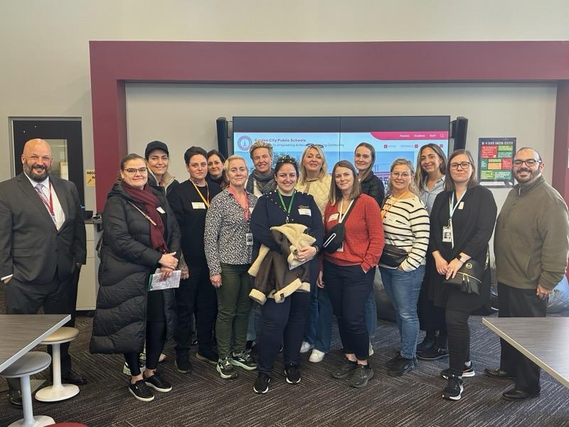 So excited to welcome our Icelandic colleagues to <a href="/Garden_City_MS/">Garden City Middle School</a> to share our wonderful students and teachers, our innovative learning spaces and our love for this community! Velkommin! <a href="/GCPSSupt/">Kusum Sinha GCUFSD</a> <a href="/ddfasano41/">Daniel Fasano, Ed.D.</a> <a href="/MrDavolaGCUFSD/">Mr. Davola - GCUFSD</a> <a href="/LmaguireGC/">Lauren Maguire</a> <a href="/MrsLavelle/">Lauren Lavelle</a>