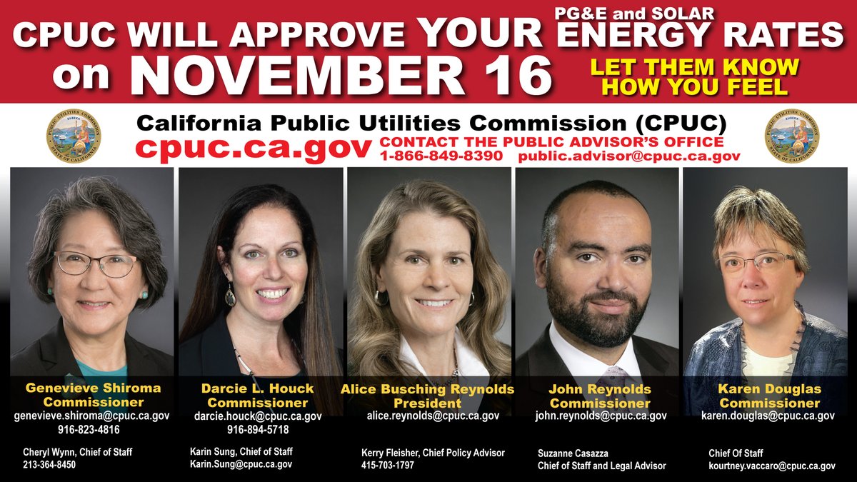 💸 YOUR ⚡ PG&E ⚡ RATES 💸

Let them know how you feel!➡️  gvwire.com/cpuc-public-co…

#GVWire #News #Politics #Money #Taxes #California #CA #CentralValley #FresnoCounty #Fresno #PGE #PGandE #electricity #pacificgasandelectric #solar #ratehike