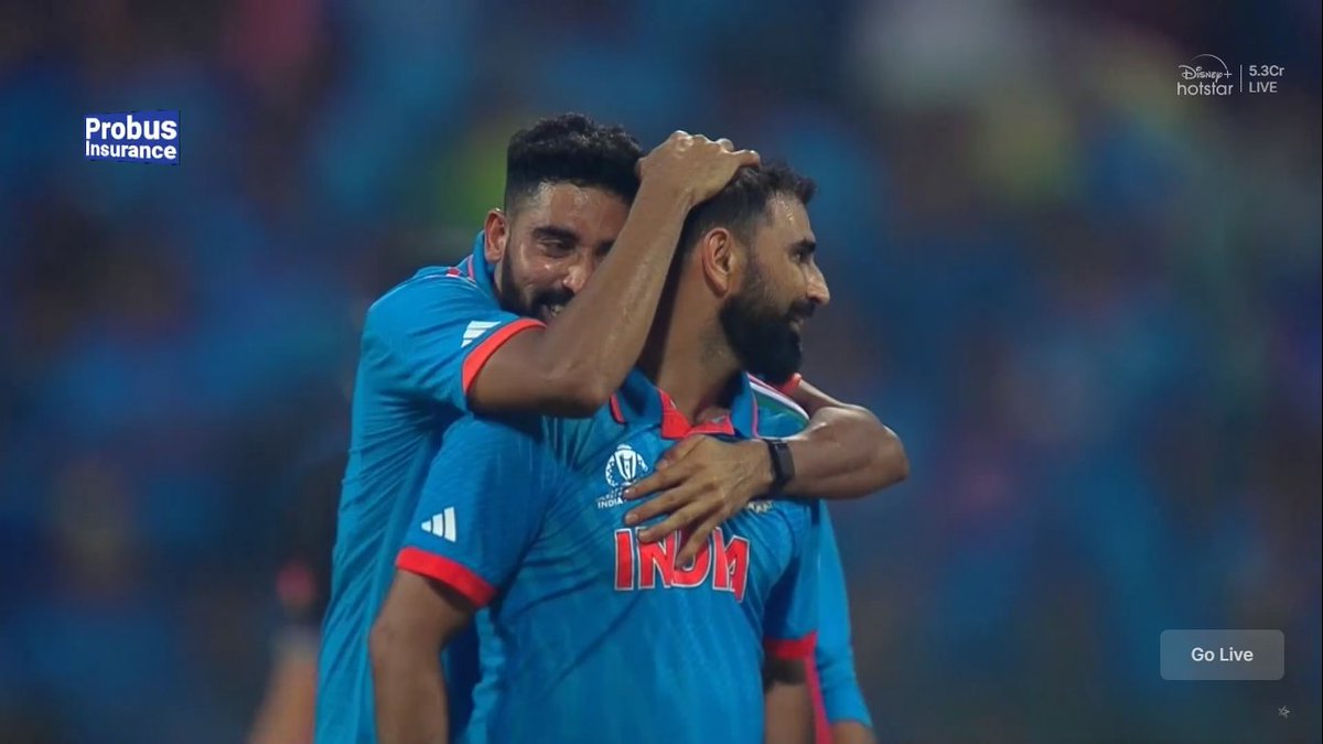 FIRST MAN TO PICK THREE FIVE-FERS IN A SINGLE EDITION OF THE WORLD CUP.

** Mohammed Shami becomes the 2nd Indian bowler to take 6 wicket haul in World Cup history.

#MohammedShami | #CWC23 | #TeamIndia | #MenInBlue | #INDvsNZ | #NZvIND | #WorldCup2023 | #SemiFinal1 | #SemiFinals…