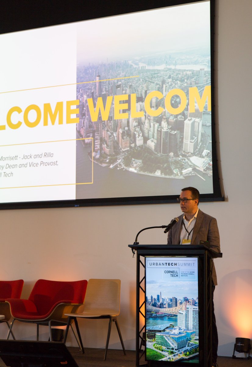 "Cornell Tech's mission is to supercharge the growth of [New York City's] center of technological innovation and civic leadership," said Dean Greg Morrisett, at the 2023 Urban Tech Summit.  urbantechsummit.com

#UrbanTech #UrbanTechSummit #DecarbTheFuture <a href="/utsummitnyc/">Urban Tech Summit</a>