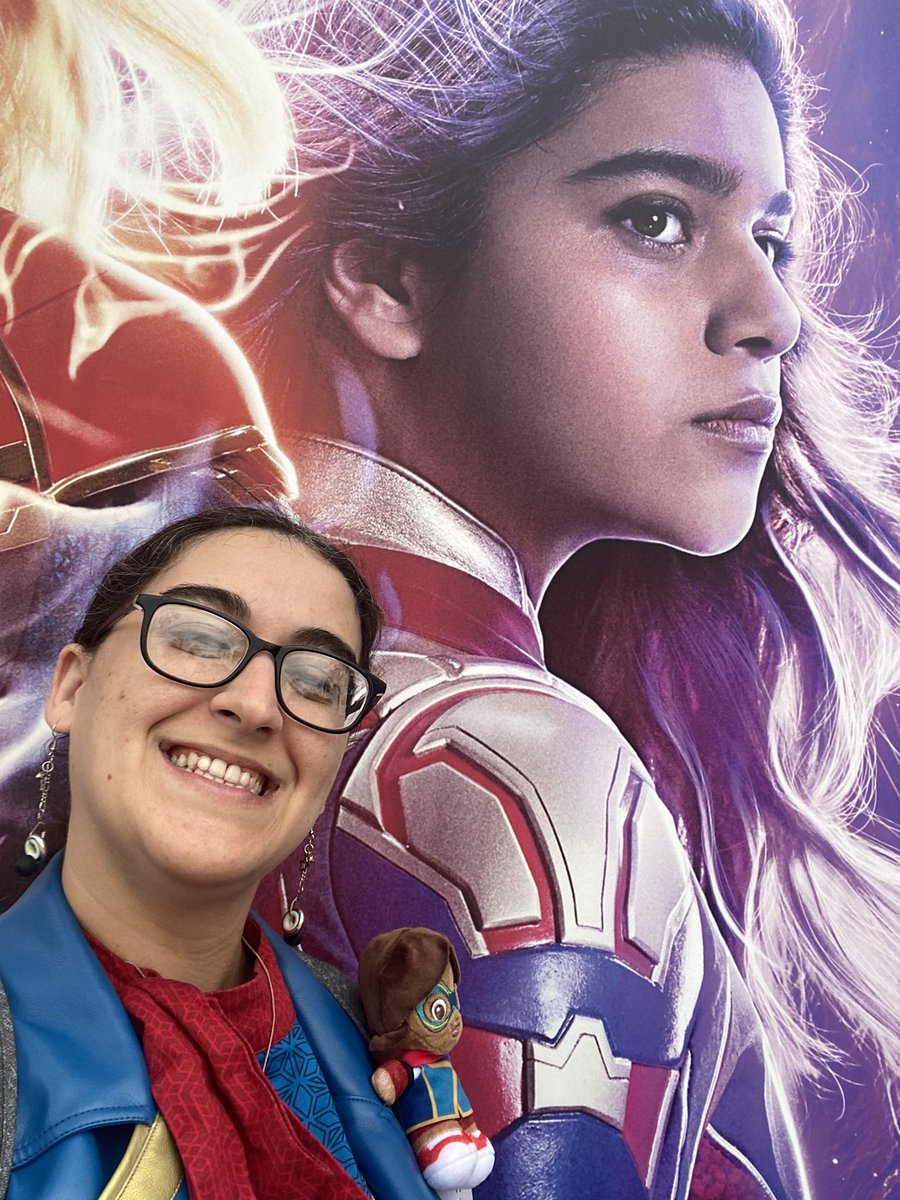 disneyfreak423's tweet photo. To say I’m Excited to see @Marvel #THEMARVELS  is an understatement! My girl #MsMarvel is on the big screen and amazing as always!! https://t.co/DCgo0TjMcA