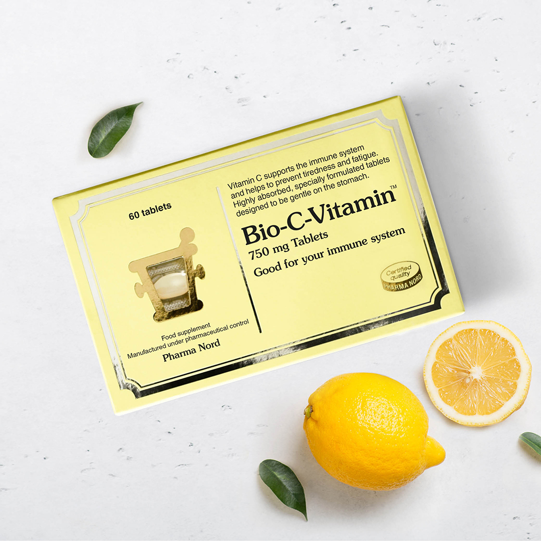 Bio-C-Vitamin contains 750mg of Vitamin C, providing support for:

✅ A healthy immune system
✅Normal nervous system function
✅Normal collagen formation for healthy bones, teeth, skin and gums
✅Normal energy metabolism

Head to our website for more >>  pharmanord.co.uk