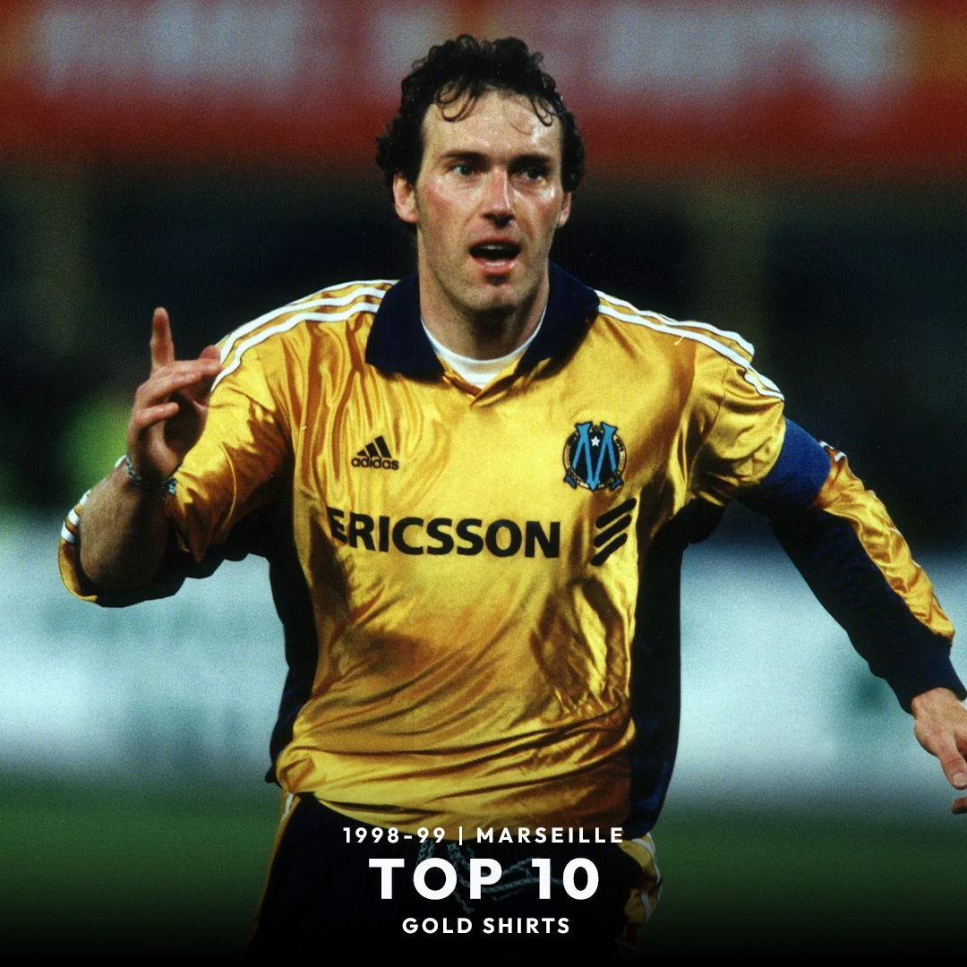 Top 🔟 | Gold Football Shirts 3. Arsenal 2001-02 4. Marseille 1998-99 Do you agree?