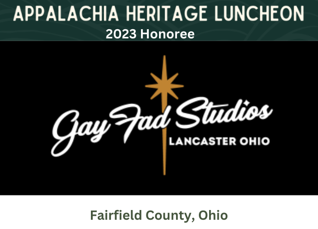 OHCHA1's tweet photo. At  this year's Appalachia Heritage  Luncheon, hear the #SuccessStory of how Gay Fad Studios in #Lancaster / #Fairfield County, Ohio, celebrates a beloved glassware brand with roots in the 1940-50s #Appalachian history. Tickets: https://t.co/Uca8lolXVX https://t.co/pBHMK2Jt3B