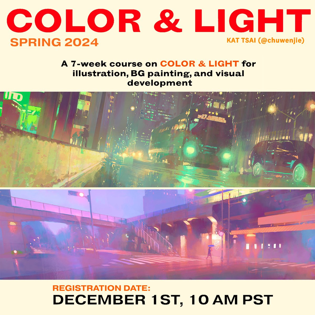 I’m happy to announce that the next session of my COLOR &amp; LIGHT class will be available soon!
