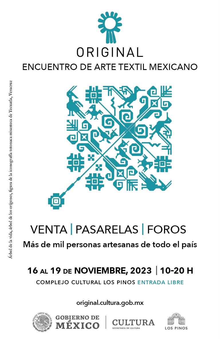 SusanaHarp's tweet photo. Original está por iniciar, es un movimiento nacional que crea conciencia en los derechos colectivos, una urdimbre que reunirá a grandes maestr@s artesan@s.
Quien lo ha vivido regresa siempre y quien no, es el momento de hacerlo.

Nos vemos en @CC_LosPinos y ¡llévense el original! https://t.co/1T8AQBtfGo