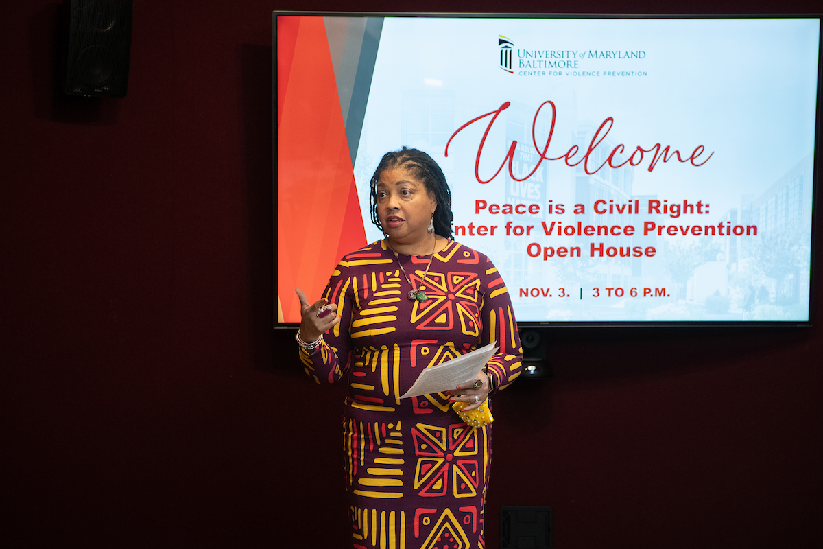 University of Maryland, Baltimore (@umbaltimore) on Twitter photo “A wise woman once said, a vision without action is a daydream. Action without vision is a nightmare,” said <a href="/doctornayaka/">Dr Nay 💜💜Shockadelica💗💚</a> the inaugural executive director of the <a href="/UMBaltimore/">University of Maryland, Baltimore</a> Center for Violence Prevention during CVP's open house. ow.ly/kZG250Q7Tht “A wise woman once said, a vision without action is a daydream. Action without vision is a nightmare,” said <a href="/doctornayaka/">Dr Nay 💜💜Shockadelica💗💚</a> the inaugural executive director of the <a href="/UMBaltimore/">University of Maryland, Baltimore</a> Center for Violence Prevention during CVP's open house. ow.ly/kZG250Q7Tht