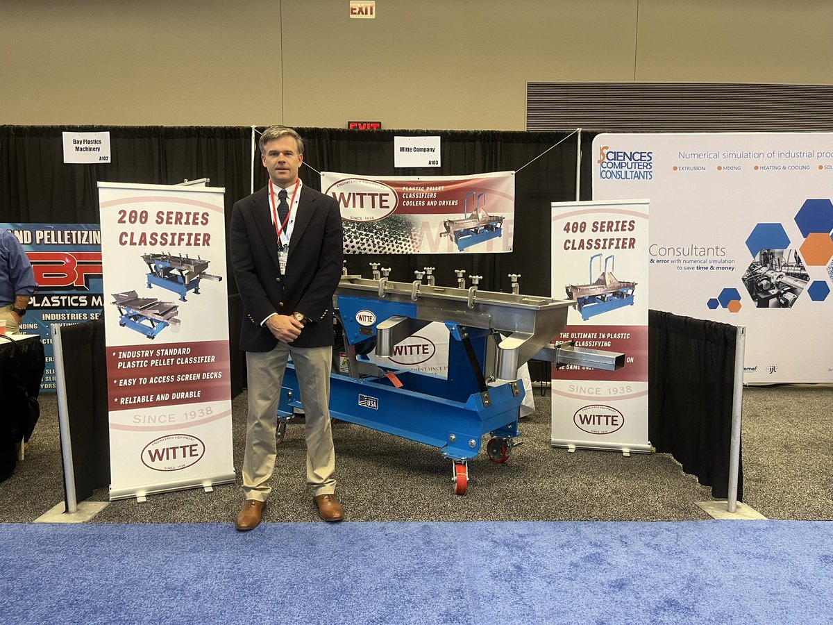 Remember to stop by at the stand No A103

We’re looking forward to meeting you. 

#amiplasticsworldexpos <a href="/Contact_AMI/">AMI</a> 
#AMIExpos #fluidbeddryer #classifyer #dryer #Plastics