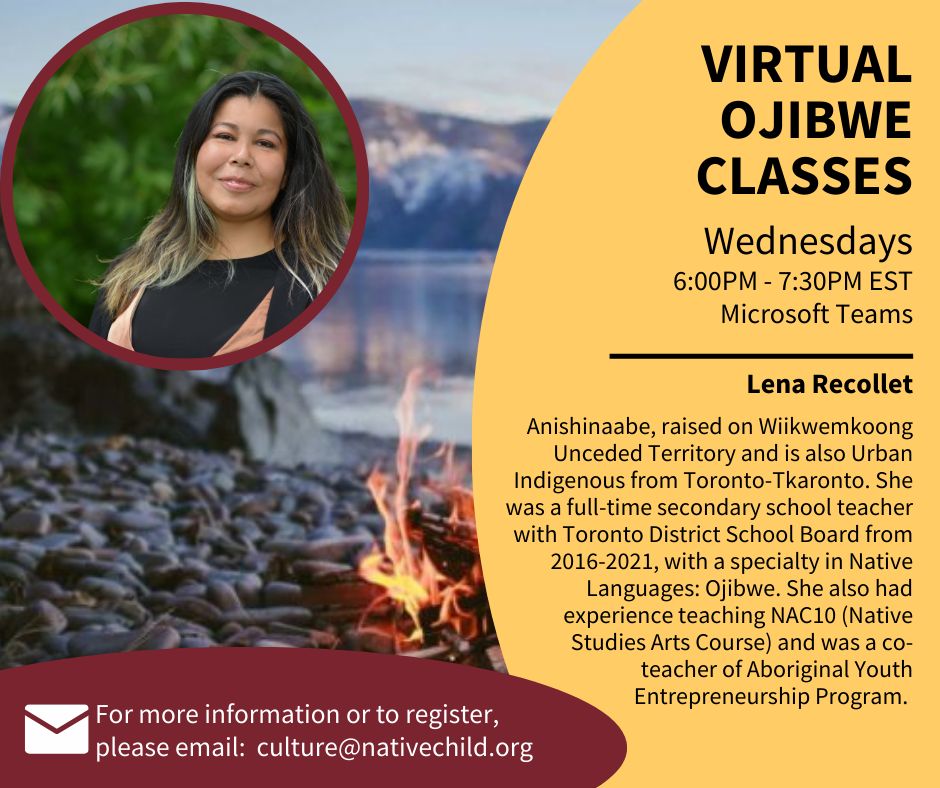 NCFST's tweet image. 🌟🗣️ Calling Language Learners! 🗣️🌟

Join us every Wednesday, 6:00 PM - 7:30 PM EST on Teams for Virtual Language Classes! Learn #Mohawk, #Ojibwe, or #Cree with skilled instructors. Open to all.

For more info, email: culture@nativechild.org

#NCFST #IndigenousLanguages