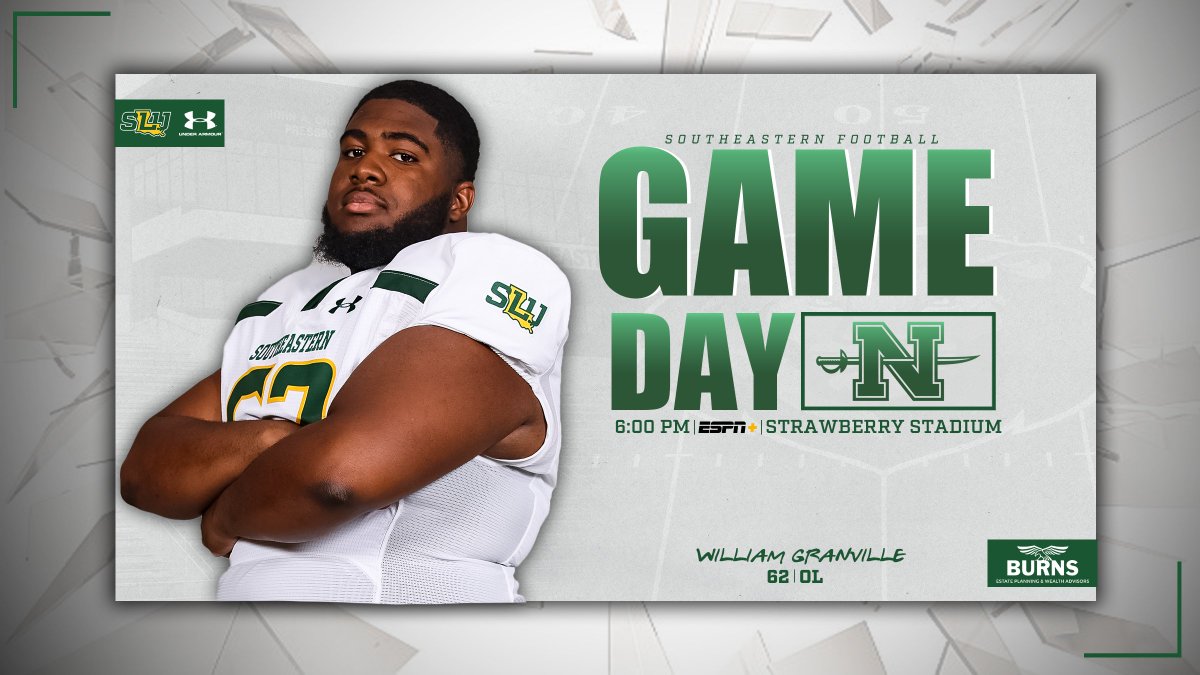 🏈Game 11 | vs. Nicholls | River Bell Classic | Senior Night
📍Strawberry Stadium | Hammond, America
⏰6 p.m.
📺ESPN+
📻Kajun 107.1 FM | The Highway 104.7 FM | The Boss 103.7 FM/WFPR 1400 AM
💻tinyurl.com/hssp2zfk
📻tinyurl.com/jhf79hbh
📊lionsports.net/sidearmstats/f…
🦁#LionUp