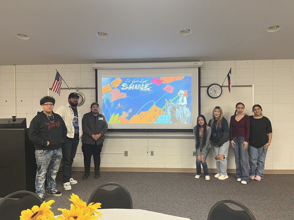 Thanks to the nonprofit group Houston Loves Teachers and SRHS alum/artist David Maldonado, Rayburn is getting a new mural in the Commons! Under the guidance of Mr. Maldonado, our students will conceptualize, help design, and paint the mural. Stay tuned for progress pics!
