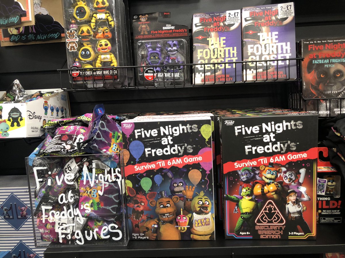 NEW #FNAF MERCH DROPPED IN #HMV ‼️‼️