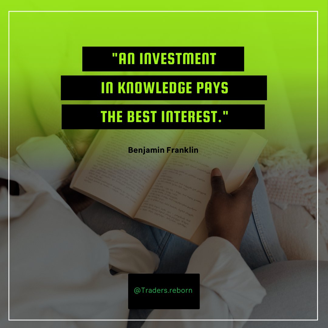 Investing in one's knowledge will always be the most important task in life👨‍🎓. Invest in your skillset to level up🚀!
#BenjaminFranklinQuotes #KnowledgeIsWealth