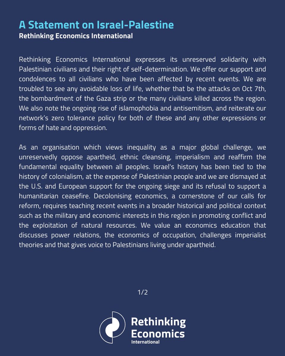 Rethinking Economics tweet media