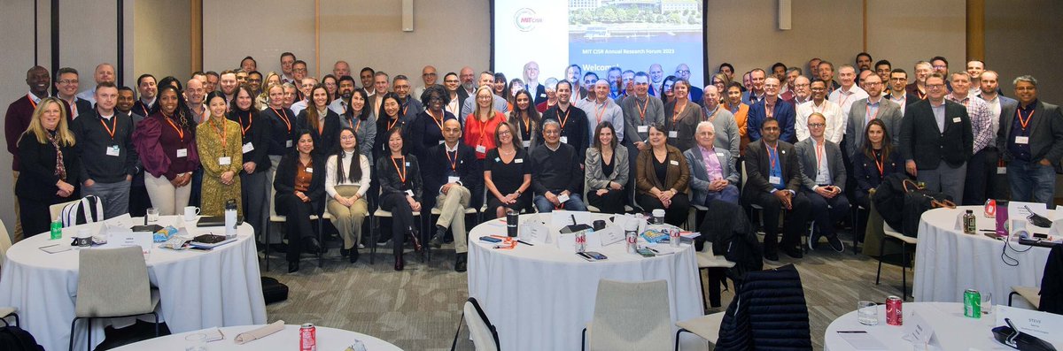 Last week @MIT_CISR hosted the Annual Research Forum (ARF) and it was wonderful to see attendees from all over the world. I would like to thank the amazing CISR team and all the participants - your presence and engagement helped make ARF 2023 a great success! #MITCISR #ARF2023