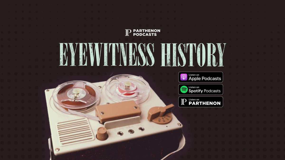 Check out the Eyewitness History podcast! I talk with SNL writers, Holocaust survivors, the inventor of the cell phone, and a Co-Founder of Apple, among many others!

Apple: rb.gy/wcny3z

Spotify: rb.gy/q3njev

#podcasting