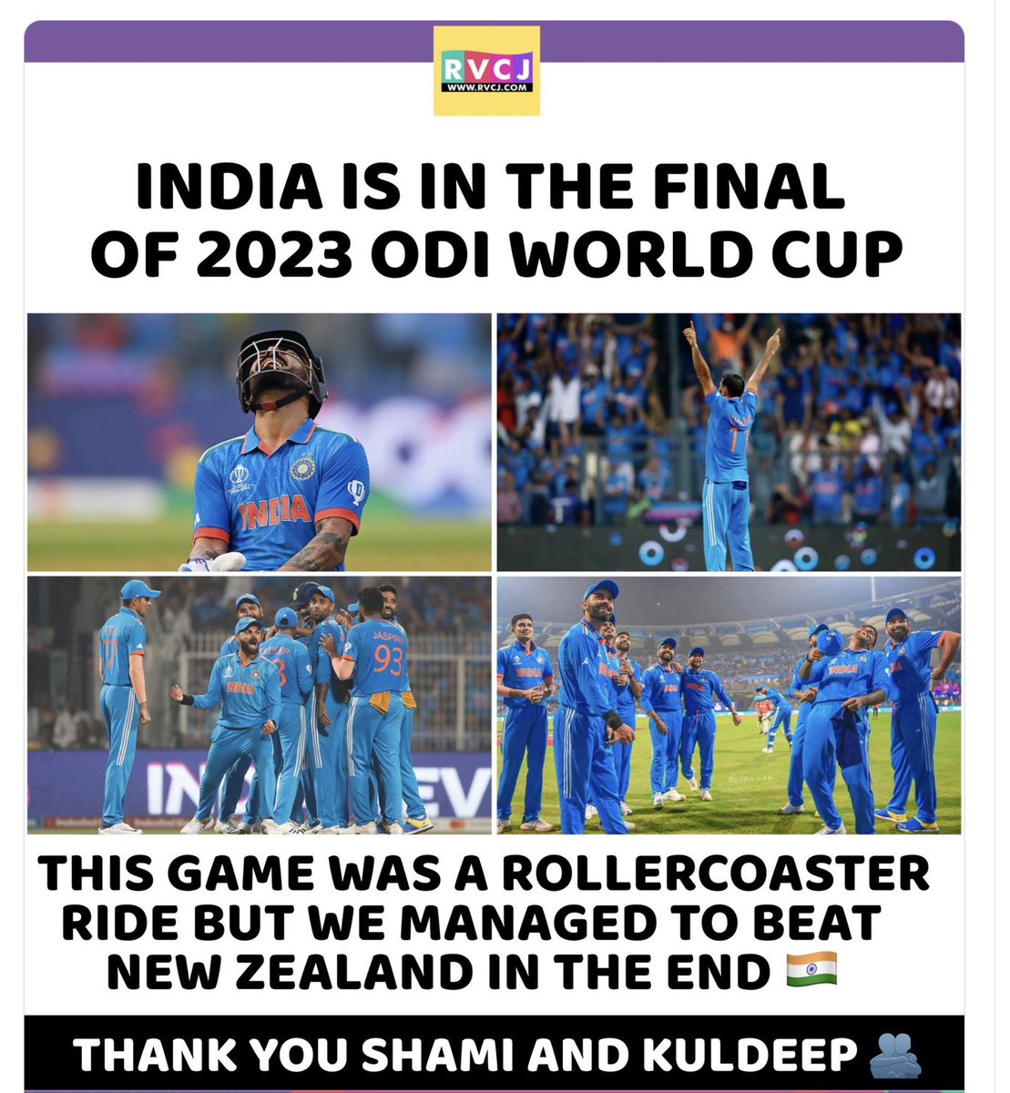 If there was a way to measure the Blood Pressure of a nation, it probably spiked when Mitchell was promising to  be a Marvel Hero But thank you Dr.Shami, for the BP medicine.  We will sleep soundly tonight…🙏🏽💪🏽🇮🇳 #CongratulationsIndia