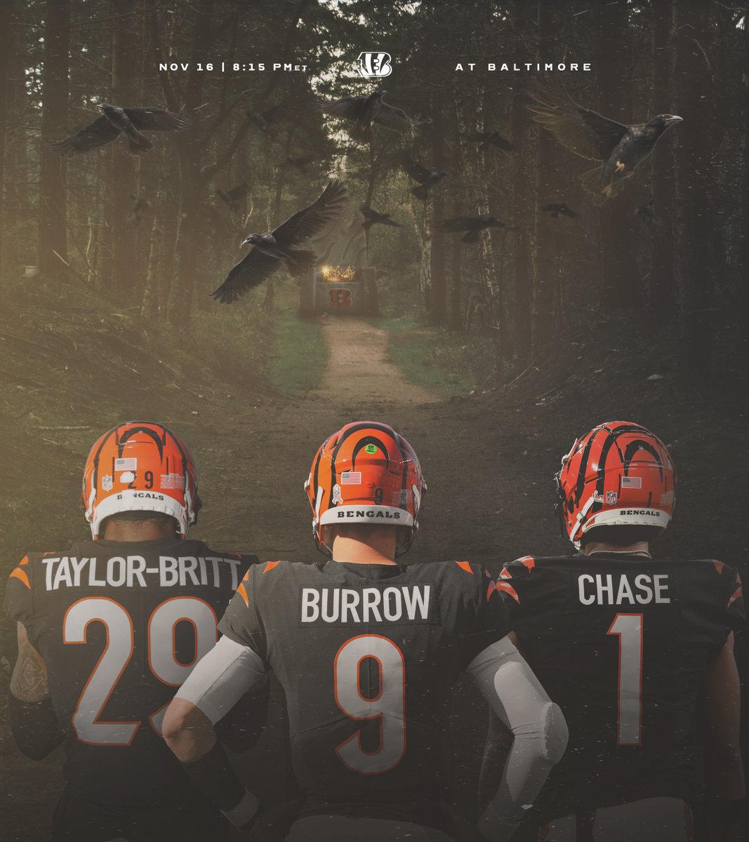Bengals's tweet photo. Going for the crown. https://t.co/UaEOotSsAA