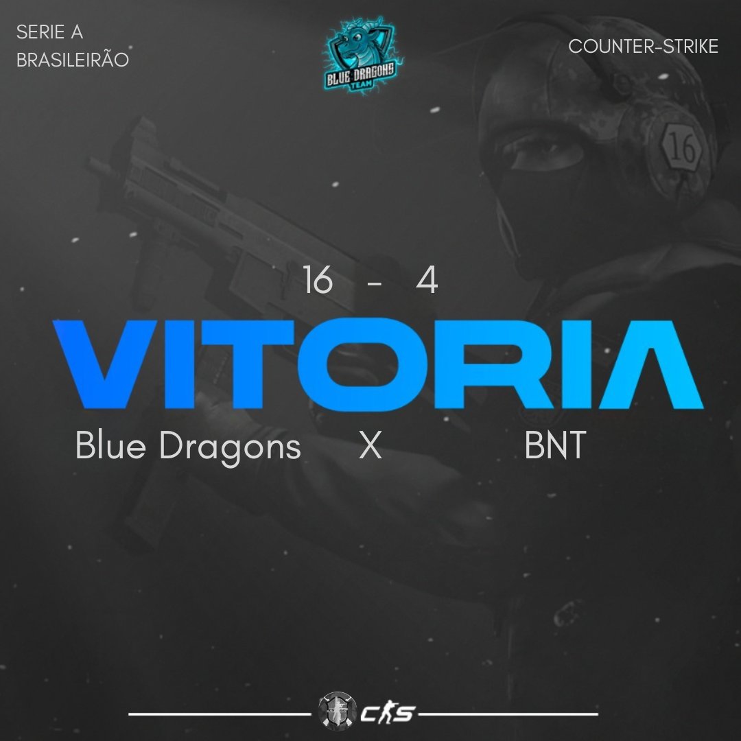 bluedragonsgg's tweet photo. 🔵✨ Vitória dupla ontem contra os times Ouro e Prata e BNT na Série A do Brasileiro de CS! 🎮🏆 Os Blue Dragons mostraram sua força e determinação, conquistando dois triunfos incríveis. 💪👏 #BlueDragons #CSBrasileiro #VitóriaDupla #CSGO #CS2 #esport https://t.co/l74GTe2OYX