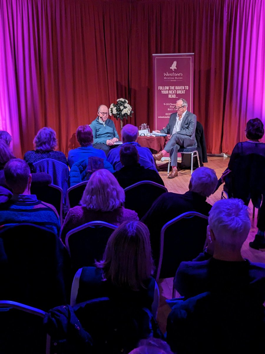 HuntingRavenBks's tweet image. Here at the Assembly Rooms in Frome with a lovely turn out for Rory Cellan-Jones who is talking about his beautiful memoir Ruskin Park @ruskin147 @septemberbooks