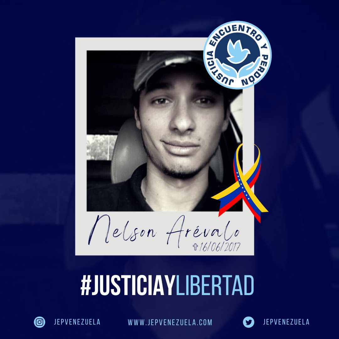 JEPvzla's tweet photo. El 16 de junio de 2017 fue asesinado Nelson Arévalo. Lo recordamos y abrazamos a su madre la señora Damarys Avendaño, quien extraña profundamente a su hijo y se mantiene en la búsqueda de la justicia que las autoridades no le han podido brindar.
#JusticiayLibertad https://t.co/W8SVVDlvro
