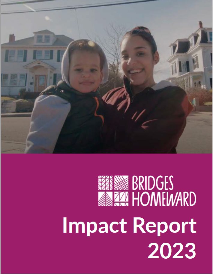 Our 2023 Impact Report is here! Read about the difference we've made throughout Greater Boston this past year. Experience the perseverance and resilience of the incredible youth and families we've impacted, thanks to the support of donors like you: bridgeshomeward.org/impactreport20…