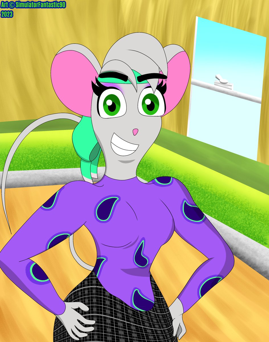 SFantastic90's tweet photo. (REPOST) Miss Mimi is SO pretty pajamas. We need MORE fanart out of her.
#AngelinaBallerina #AngelinaBallerinaTheNextSteps #MissMimi #furry #fanart #art #mouse #anthro #teacher #HitEntertainment #MinervaJaneSquigglytail #woman #female #rodent #anthroart #headband #pajamas #pretty https://t.co/uNBKMi7TnN