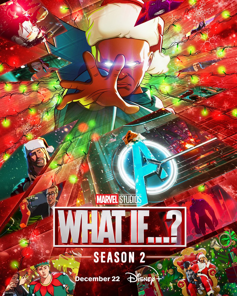 All new episodes of Marvel Studios’ #WhatIf are coming to @DisneyPlus on December 22. Unwrap one episode every day for nine consecutive days as our gift to you!