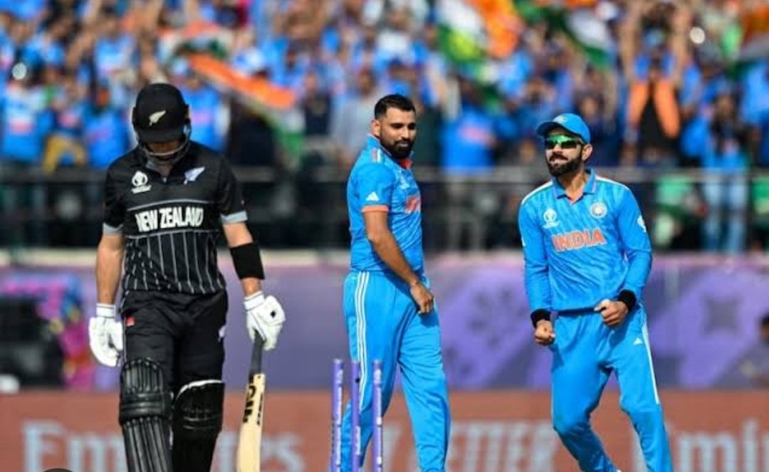 VankhedeDev's tweet photo. #ViratKohli𓃵 
#MohammedShami 
#IndiaVsNewZealand https://t.co/4pth09dXlm