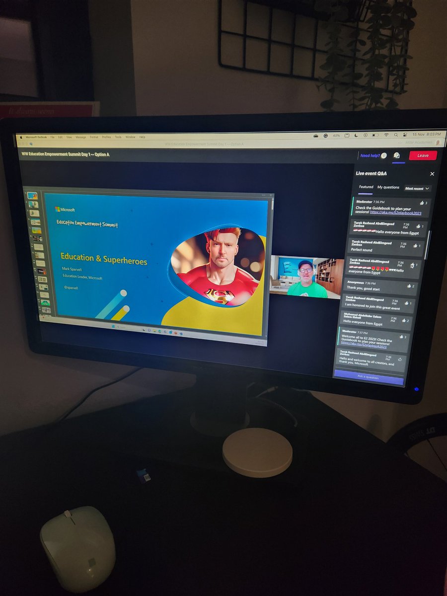 Lovely evening spent with @microsoftedu.

Gret sessions like Coaching in the Era of AI and InFORMing your teaching with Microsoft Forms

<a href="/steviefrank23/">Stevie Frank</a>
<a href="/BeckyKeene/">Becky Keene 🦋</a>
<a href="/laurieb1723/">Laurie Worthington Boyer</a>
<a href="/microsoftae/">mm</a>
#E2summitWW #EducationEmpowerment #MSEdu #MIEExpert