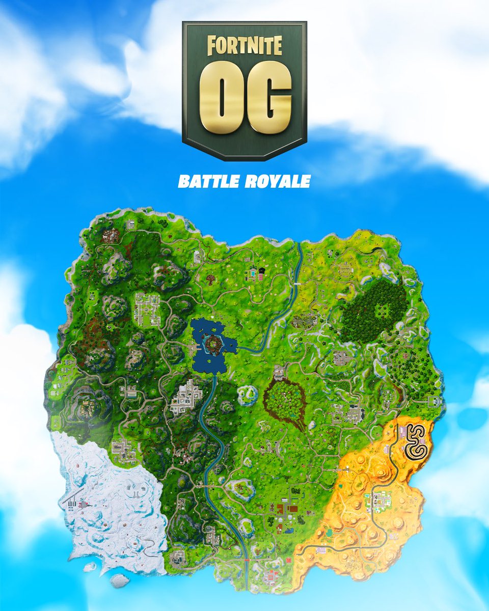 Mañana vuelve la nieve al mapa de Fortnite ❄️🥶