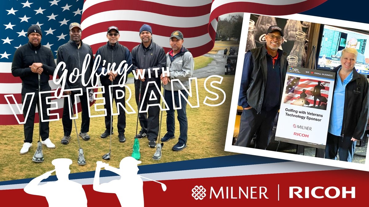 MilnerInc's tweet image. 🏌️‍♂️ Excited to be golfing for a great cause at the ATL Airport Chamber&apos;s Golfing with Veterans event. 

Join us by helping to support veterans: hubs.ly/Q028_fgy0

#GolfingWithVeterans  #TechForGood  #MilnerInTheCommunity