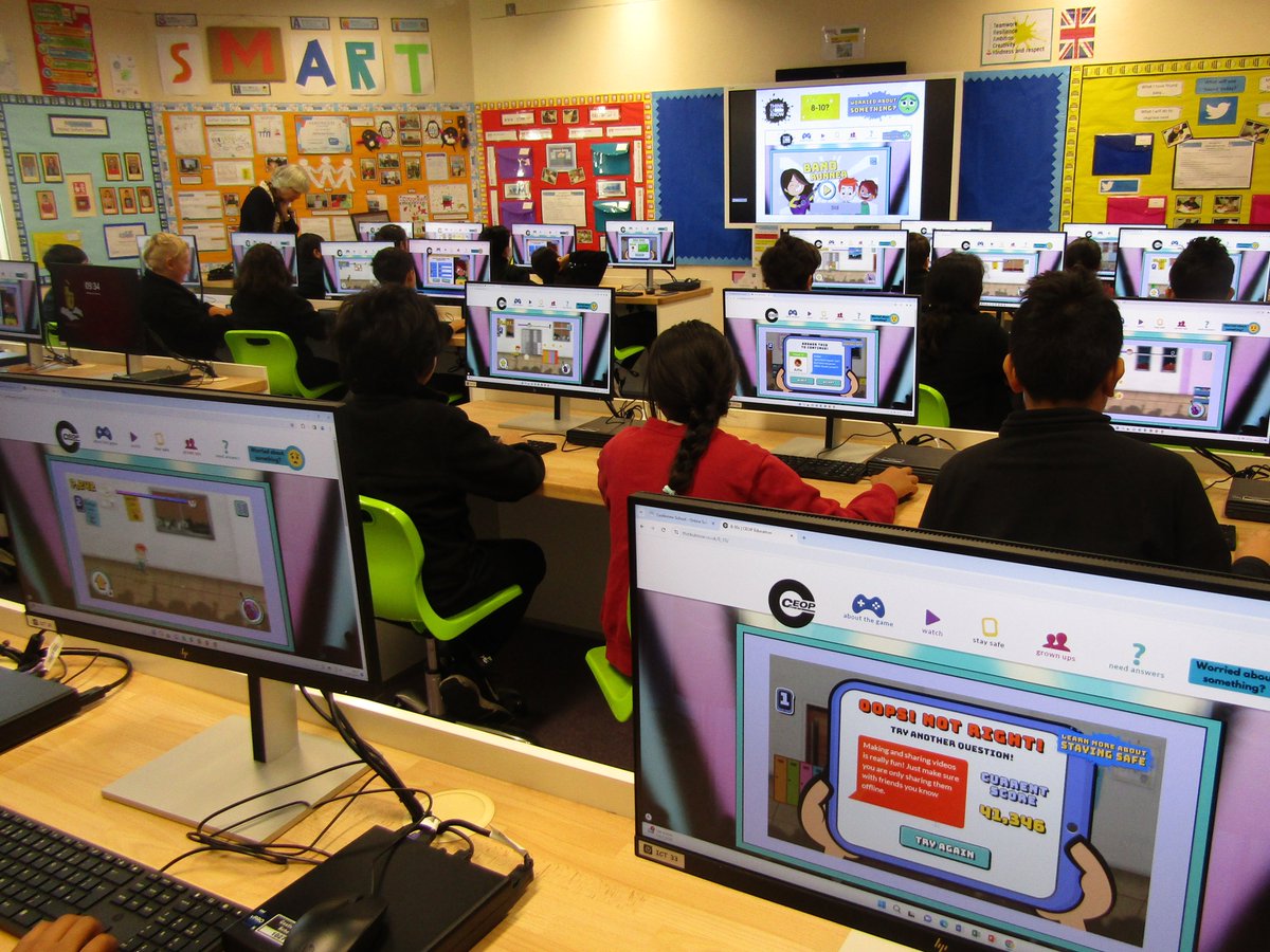 During their Computing lesson, Year 5 were reminded how to report concerns about content on the Internet.

They also enjoyed looking at resources on @CEOPEducation ThinkUKnow website.
 
#OnlineSafety @SWGfL_Official @WeAreComputing @natonlinesafety @OnlineSafetyUK_