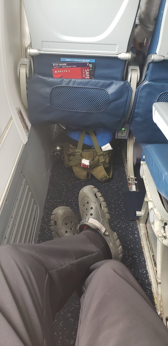Ahhhhh...exit row seating!