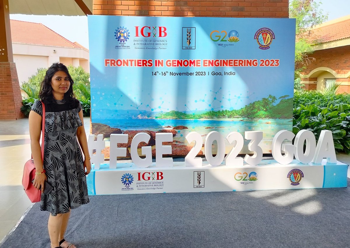 MadhuriBasak9's tweet photo. My poster presentation......very happy to be here @BITSPilaniGoa 
@FGE2023 https://t.co/alU2DtmEuV