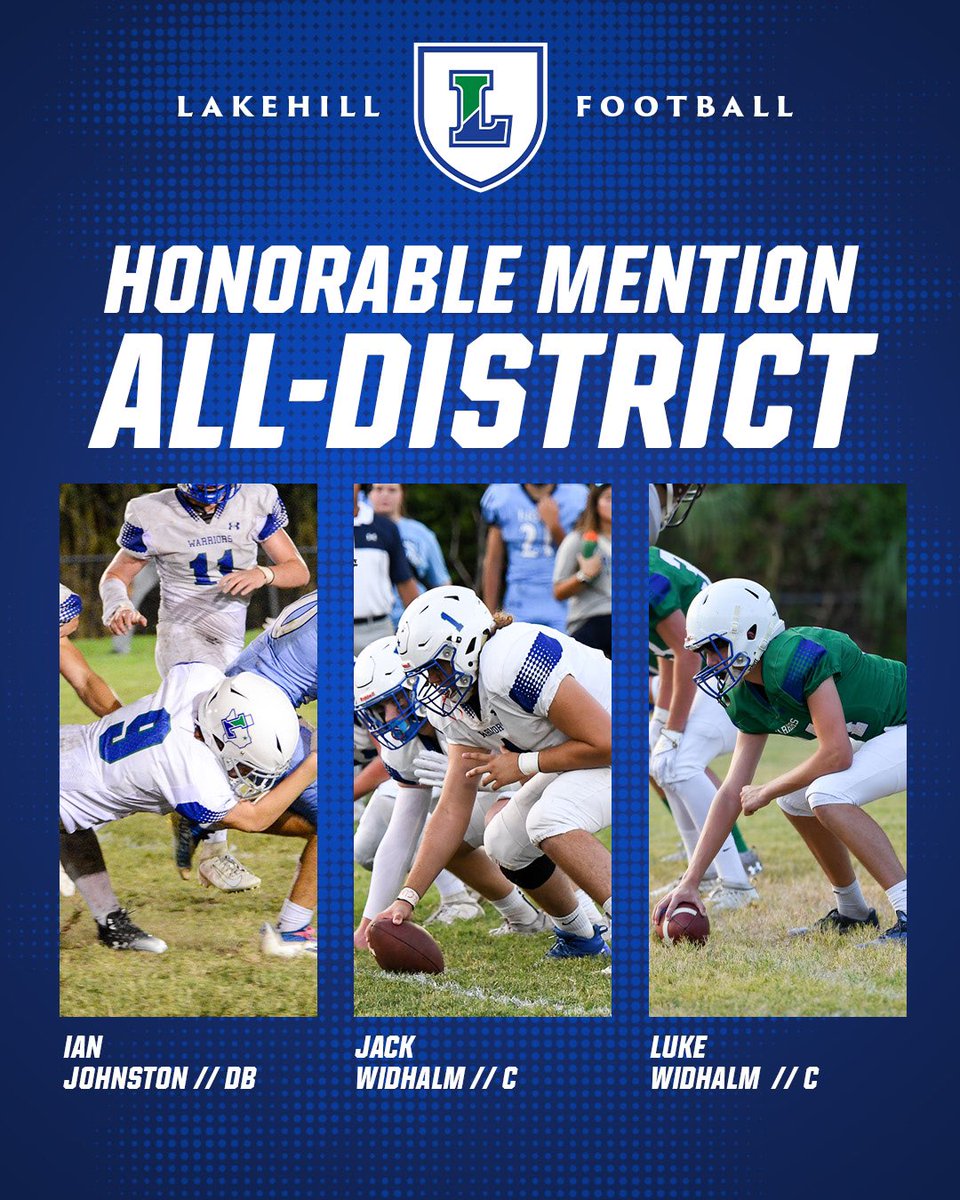 AthleticsLPS's tweet photo. Play as one. Work as a team. Finish as a family. 🏈🏈🏈

Congratulations to everyone that made All-Districts! https://t.co/sAPDky8K0i