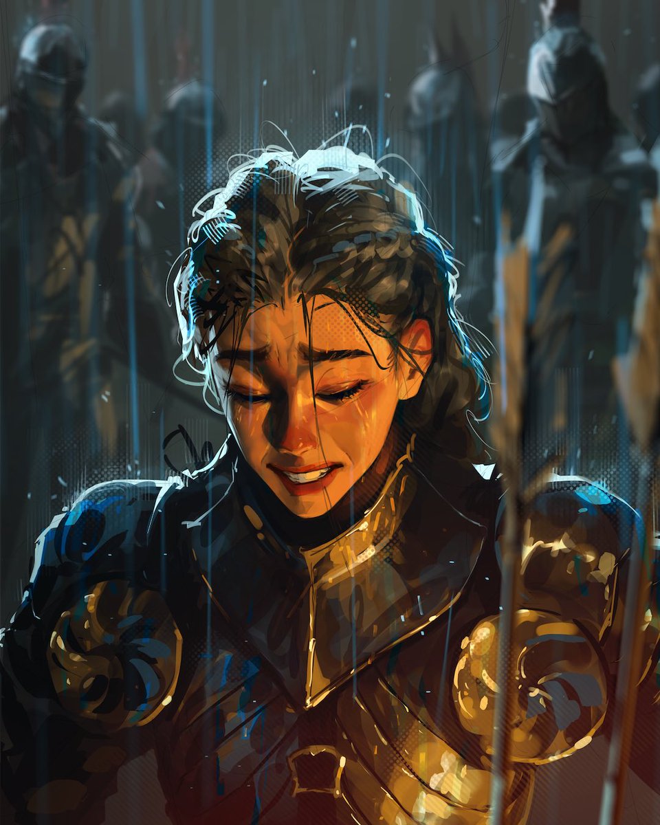 Loss. #digitalpainting #digitalart 
48 hours left to order my art book on kickstarter 🫨🫨