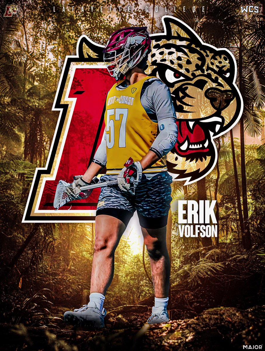 Huge congratulations to ‘25 Midfielder Erik Volfson on his commitment to @LafayetteMLAX - This is the 21st commit in our 2025 class! 👊 🤝 🔐